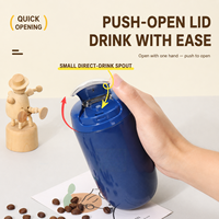 Vaso Térmico de Acero Inoxidable 316 de Doble Pared, Aislado al Vacío, Portátil, de 12 oz, para Viajes, Campamentos y Actividades al Aire Libre, con Tapa, Ideal para Regalo