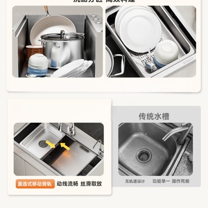 Luxurious primary color 304 stainless steel sink <b>large</b> single bowl kitchen sink - Product Image 6
