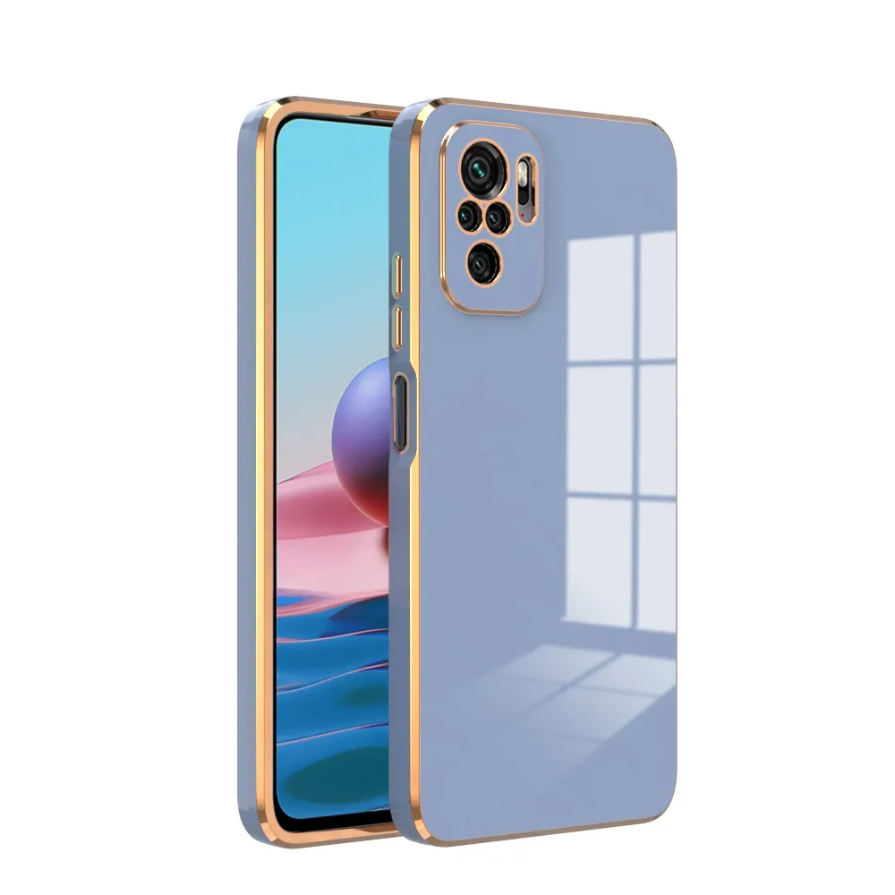 Electroplating Phone Case Cell Phone Back Cover Soft Silicone Rubber Flexible Jelly Skin Luxury for Xiaomi Note 8 9 10 Pro 4G 5G