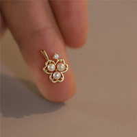2025 plus récent S925 coquille perle minimaliste bijoux femmes géométrique collier à breloques