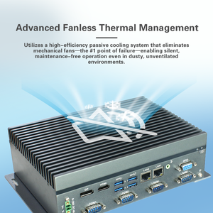 PC industriel sans ventilateur résistant aux températures extrêmes, <span class=keywords><strong>ordinateur</strong></span> Edge AI pour kiosques de libre-service extérieurs et applications de vente au <span class=keywords><strong>d</strong></span>étail - Product Image 3