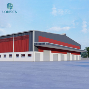 Quick Assembly Portal Steel Warehouse Temporary Equipment <b>Storage</b> For Bridge Construction Project - Product Image 1
