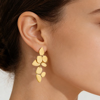 Boucles d'oreilles tendance Gaovo Chic Cloud en acier inoxydable, design sophistiqué, idéales pour les fêtes et les cadeaux, bijoux pour femmes