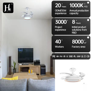 Ventilateur de plafond moderne pour bureau à domicile avec lumière LED, télécommande, design rétractable, variateur d'intensité, pales de 36/42 pouces, garantie de 3 ans sur le moteur DC - Product Image 5