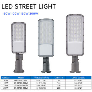 सार्वजनिक सड़क प्रकाश आईपी 65 आउटडोर वाटरप्रूफ स्ट्रीट लाइट 50w 100w 200w 150w पोल एल्यूमीनियम की अगुवाई वाली स्ट्रीट लाइट - Product Image 5