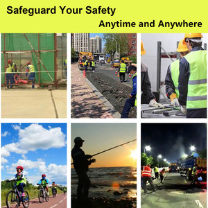 Colete de Segurança ANSI Classe <span class=keywords><strong>2</strong></span> de Alta Visibilidade com Malha 100% Poliéster, Fita Refletiva, Design Respirável, Opções de Logotipo e Tamanho Personalizados - Product Image 5