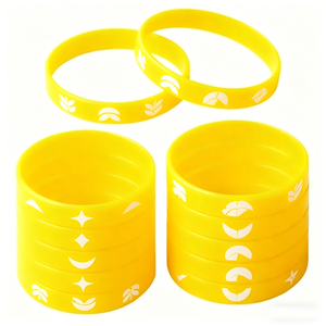 Factory Hot Sale Custom Recycled Silicone Ring <strong>Wristband</strong> Bracelet <strong>for</strong> Charity <strong>Fundraisers</strong> - Product Image 1
