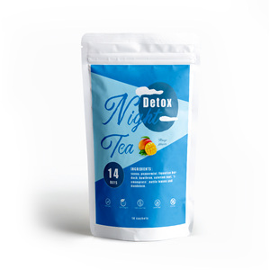Thé détoxifiant à la mangue pour la nuit, personnalisé, en marque propre, biologique, pour adultes, perte de poids, ventre plat - Product Image 2