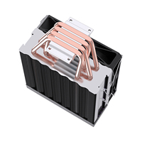 Enfriador de CPU LOVINGCOOL P400 Pro para PC, 5V ARGB, Ventilador Hidráulico Silencioso, Rodamiento Fluido, 4 Tubos de Calor de Cobre, 170W TDP para Juegos Intel