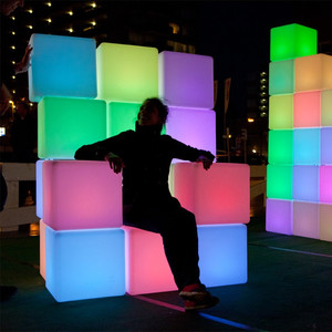 Hiện Đại Màu Sắc Thay Đổi <span class=keywords><strong>LED</strong></span> <span class=keywords><strong>Cube</strong></span> Ánh Sáng Phân Không Dây 10Cm 80Cm <span class=keywords><strong>LED</strong></span> Ghế Ghế <span class=keywords><strong>Cube</strong></span> <span class=keywords><strong>20Cm</strong></span> 30Cm 40Cm 43Cm 50Cm 60Cm Kích Thước Có Sẵn - Product Image 2