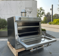 Grill commercial à charbon de bois robuste pour hôtels, restaurants et lieux d'événements Équipement de barbecue essentiel pour la restauration et la cuisine