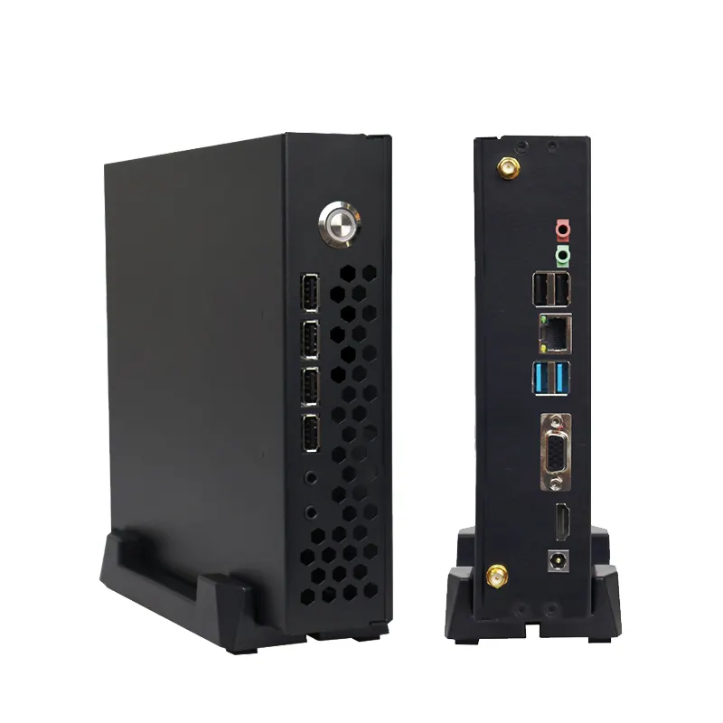 مصغرة ITX هيكل المحمولة كمبيوتر مكتبي حالة الألعاب PC مكونات قذيفة مع وحدة المعالجة المركزية تبريد مروحة Wifi وحدة هوائي DIY
