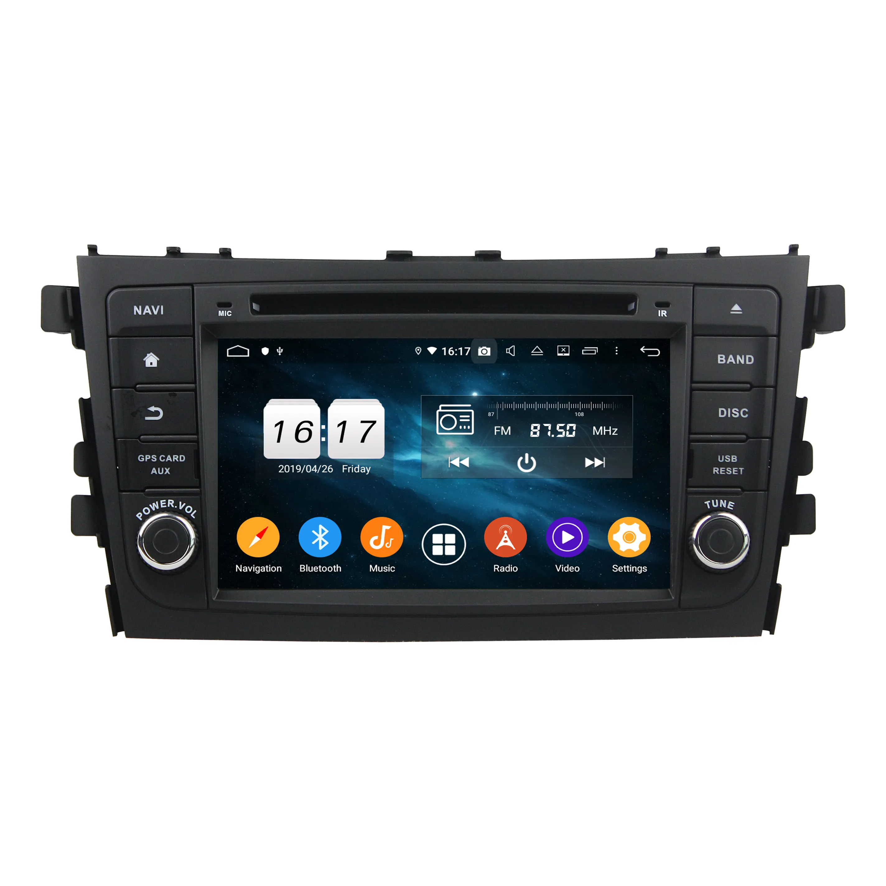 KLYDE KD-7602 חם הנמכר PX5 מגע מסך 7 אינץ 4GB + 64GB Autoradio רכב נגן DVD עבור סוזוקי אלטו Celerio פולחן 2015 -2016