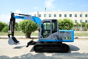 Excavadora eléctrica de orugas de 8 toneladas, máquina de excavación con batería de litio móvil de tierra, 24V, sin emisión - Product Image 3