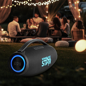 WINNINGSTAR Cross-border <b>Microphone</b> Connector Portable Indoor/Outdoor High-Power DSP Party 9D Wireless <b>Bluetooth</b> Speaker - Product Image 2