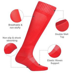 Ensemble <span class=keywords><strong>ceinture</strong></span> et chaussettes de baseball rouges personnalisables en gros – <span class=keywords><strong>Ceinture</strong></span> réglable en cuir PU avec boucle et sangle élastique, et chaussettes de sport pour uniforme d'équipe - Product Image 3