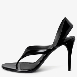 Large Size 46 Women <b>Clip</b> Toe Sandals Big Feet Party Dress Stiletto High Heels Shoes Wide Fit Back Strap Pumps - Product Image 6