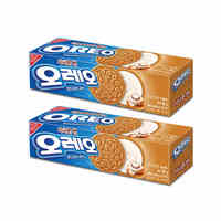Vente en gros de la Nouvelle Corée Biscuits Oreo Saveur Cannelle Sandwich Snacks Exotiques Biscuits 100g