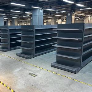 Estanterías de góndola para supermercados, estanterías para gasolineras, estanterías para ferias comerciales, color y tamaño personalizados de fábrica - Product Image 2