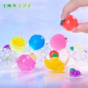 Micro-paesaggio luminoso con frutta simulata in bustina a sorpresa, accessori decorativi fai da te in resina per giochi alimentari, piccoli oggetti in resina da scrivania - Product Image 4