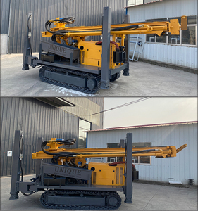 Plataforma de Perforación de Pozos de Agua Montada sobre Orugas, Totalmente Hidráulica, con Motor Diésel Yuchai de 85 kW, Modelo UNIQUE UY300, 300m, Motor, Caja de Cambios y Bomba - Alta Gama - Product Image 2