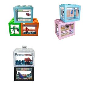 <span class=keywords><strong>Mini</strong></span> Portable WN Beta Fish Tank Personnalisé En Plastique Petit <span class=keywords><strong>Aquarium</strong></span> <span class=keywords><strong>Stand</strong></span> Haute Qualité En Métal Pet Carré Décoratif <span class=keywords><strong>Mini</strong></span> <span class=keywords><strong>Aquarium</strong></span> - Product Image 4