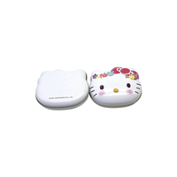 Boîte en fer blanc personnalisée et recyclable en forme de tête de chat pour emballage cadeau de rouge à lèvres, bijoux et colliers