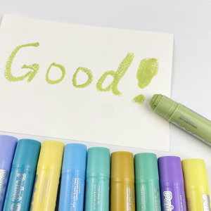 Crayons de cire solides à séchage rapide pour enfants, 12 couleurs, sans salissure, sans traces, crayons de peinture à la tempera - Product Image 1