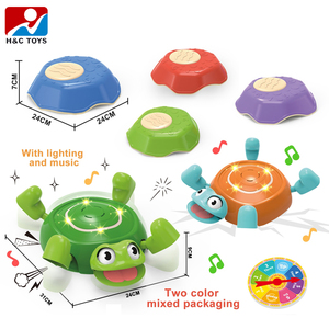 Giocattolo per Attraversare il Fiume a Forma di Tartaruga con Luci ed Effetti Sonori, Allenamento dell'Equilibrio per <span class=keywords><strong>Autismo</strong></span> <span class=keywords><strong>e</strong></span> Integrazione Sensoriale - Product Image 2