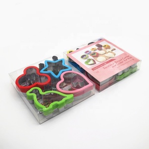Cortadores de <span class=keywords><strong>Galletas</strong></span> con Forma de Corazón de Metal, Cortadores de <span class=keywords><strong>Galletas</strong></span> Mini con Forma de Estrella, Juego de Cortadores de Animales, Verduras y Frutas para Niños - Product Image 6