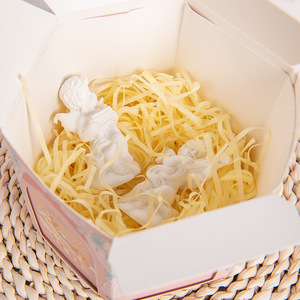 Boîte cadeau en papier mignonne en forme de carrousel avec poignée, boîte à friandises rose « Sweet Love » avec fenêtre pour cadeaux de fête, baby shower - Product Image 3