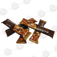 Vente en gros de céréales de blé Halal saines croustillantes pour biscuits, confiture, bâtonnet de remplissage, chocolat au lait en fibre, bonbon soufflé à double saveur