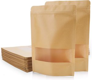 Sacs à café biodégradables avec valve et fermeture éclair, emballages personnalisés en papier pour café, sacs à café à fond plat, 150g 250g - Product Image 1