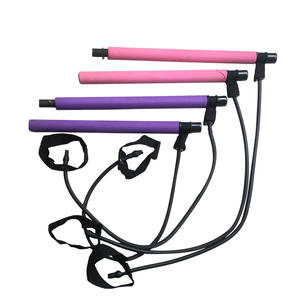 Barre de Pilates multifonctionnelle violette 50 cm pour entraînement de résistance, mise en forme du corps, fitness et yoga - Product Image 3