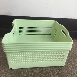 Plastic <b>Storage</b> <b>Basket</b> Rectangle Stackable For Neatening And <b>Storage</b> - Product Image 1
