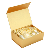 Boîte cadeau de luxe à fermeture magnétique pour bijoux, couleur or, pour mariage, Noël, Saint-Valentin, demande en mariage