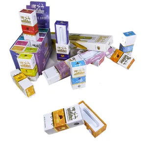 Cartucce di stampa personalizzate di lusso che confezionano cartucce 0.5ml da 1ml a prova di bambino a prova di bambino scatola per cassetto