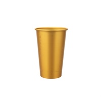 Tasse à eau en aluminium personnalisée avec logo imprimé en usine, sensible au froid, changeant de couleur, à paroi simple, mug en aluminium à changement de couleur, plusieurs tailles