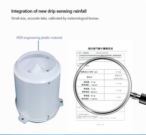 RS485 ميني واي فاي سرعة الرياح/اتجاه درجة الحرارة الرطوبة الضغط التلقائي مقياس المطر الاستشعار محطة الطقس في الهواء الطلق مع الرياح - Product Image 6