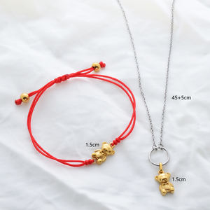 Pulsera de Osito de Peluche Linda y de Alta Calidad, Collar de Panda Español TOUSES, Joyería y Accesorios de Moda para Mujer - Product Image 3