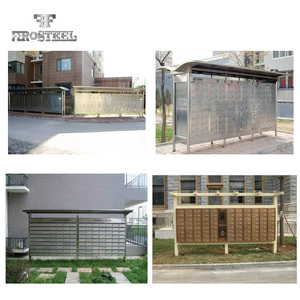 Grosir Kustom Kotak Surat Stainless Steel Pemoles Luar Ruangan Rumah Modern - Product Image 6