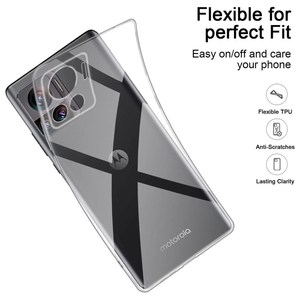 Funda Protectora para Teléfono Móvil Motorola Edge 30 Ultra 5G <span class=keywords><strong>Moto</strong></span> <span class=keywords><strong>X30</strong></span> <span class=keywords><strong>Pro</strong></span> 5G, Fabricada a Medida en TPU Transparente, Protección Contra Caídas - Product Image 2