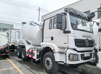 Camion malaxeur à béton SHACMAN DELONG H3000 6x4/8x4, moteur diesel, 10-12m3, 340-380HP, Euro 3-5, boîte de vitesses à pompe, haute efficacité
