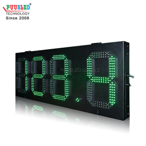 Fabricación de precio bajo de buena calidad LED 7 segmentos dígito número 888,8 panel de gasolinera LED Pantalla de precio de aceite para gasolinera - Product Image 2