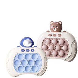 Fast Fun Electronic Gaming <strong>Sensory</strong> Machine <strong>Bubble</strong> Popping &amp; Quick Light Pop Push Toy - Product Image 1