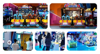 Machine de jeu de tir dynamique EPARK Super Robinson, écran vidéo de 100 pouces, construction en métal et plastique, 4 joueurs, arcade