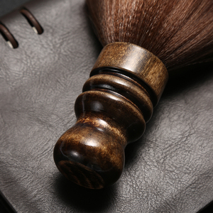 Chuyên Nghiệp Tùy Chỉnh Thợ Cắt Tóc Salon Barbershop Sợi Tự Nhiên Gỗ Xử Lý Cổ <span class=keywords><strong>Duster</strong></span> Brush Barber - Product Image 5