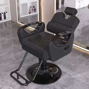 High Quality Adjustable Direct Commercial Furniture Leather Beauty Makeup Hair Dressing Hair Cut Styling Salon Barber <b>Chair</b> - Product Image 3