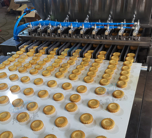 Skywin Nouvelle machine automatique à haute productivité pour le dépose de chocolat et de confiture, machine de boulangerie pour tartes et <span class=keywords><strong>biscuits</strong></span> - Product Image 1