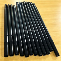 Tige de direction coudée à sertir Racing Micco Sprint Car 1" 1-1/8" OD, anodisée noire, moletée, en aluminium A6061-T6, pièces de suspension 5/8